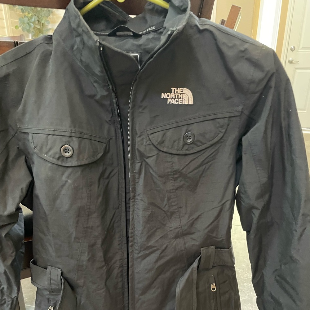 The North Face raincoat